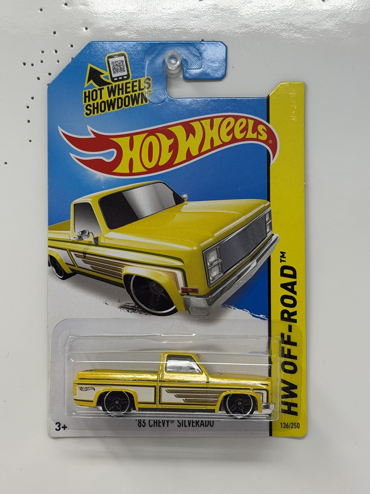 Hot Wheels HW Off-Road 1983 Chevy Silverado 1:64 Diecast Yellow