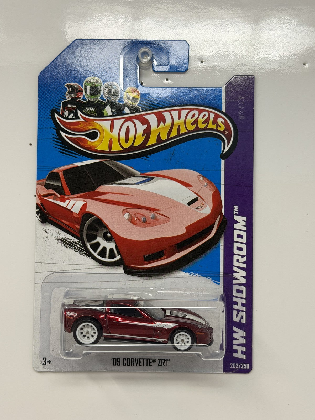 Hot Wheels Super Treasure Hunt 2009 Corvette ZR1 HW Showroom 1:64 Diecast STH