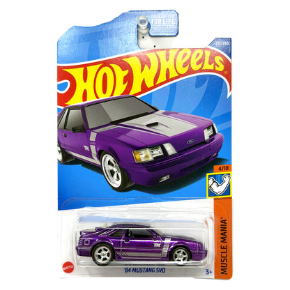 Hot Wheels Super Treasure Hunt 1984 Mustang SVO 1:64 Diecast STH Purple ERROR