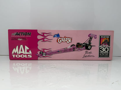 Action NHRA 2003 Shirley Muldowney Mac Tools Grease 25th Anniversary Action Racing Collectables Top Fuel Dragster 1:24 Diecast Pink