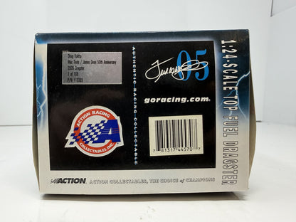 Action NHRA 2005 Doug Kalitta Mac Tools James Dean 50th Anniversary Action Racing Collectables Top Fuel Dragster 1:24 Diecast Blue Black 1 of 108