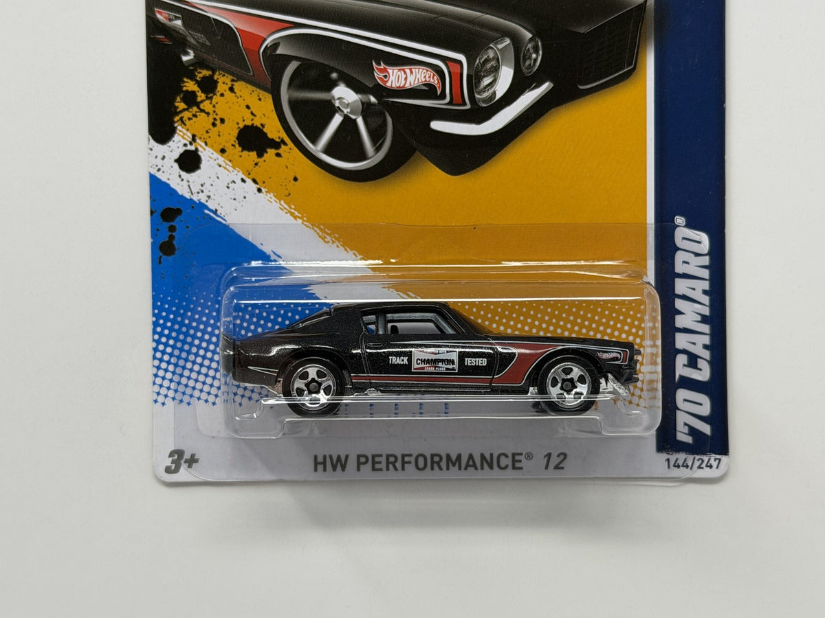 Hot Wheels HW Performance 1970 Chevrolet Camaro 1:64 Diecast Black