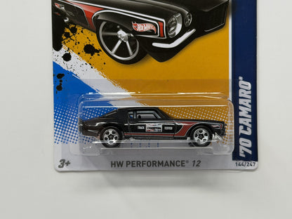 Hot Wheels HW Performance 1970 Chevrolet Camaro 1:64 Diecast Black