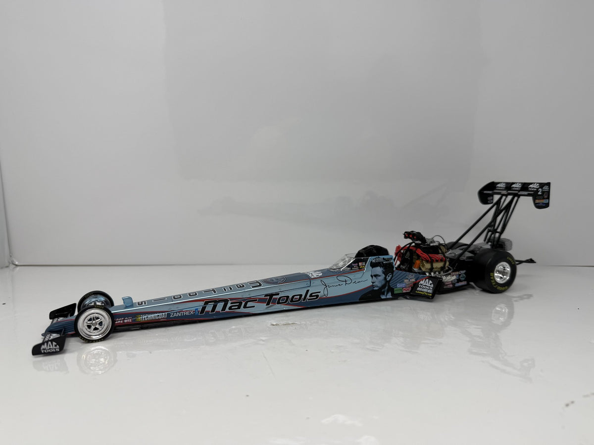 Action NHRA 2005 Doug Kalitta Mac Tools James Dean 50th Anniversary Action Racing Collectables Top Fuel Dragster 1:24 Diecast Blue Black 1 of 108