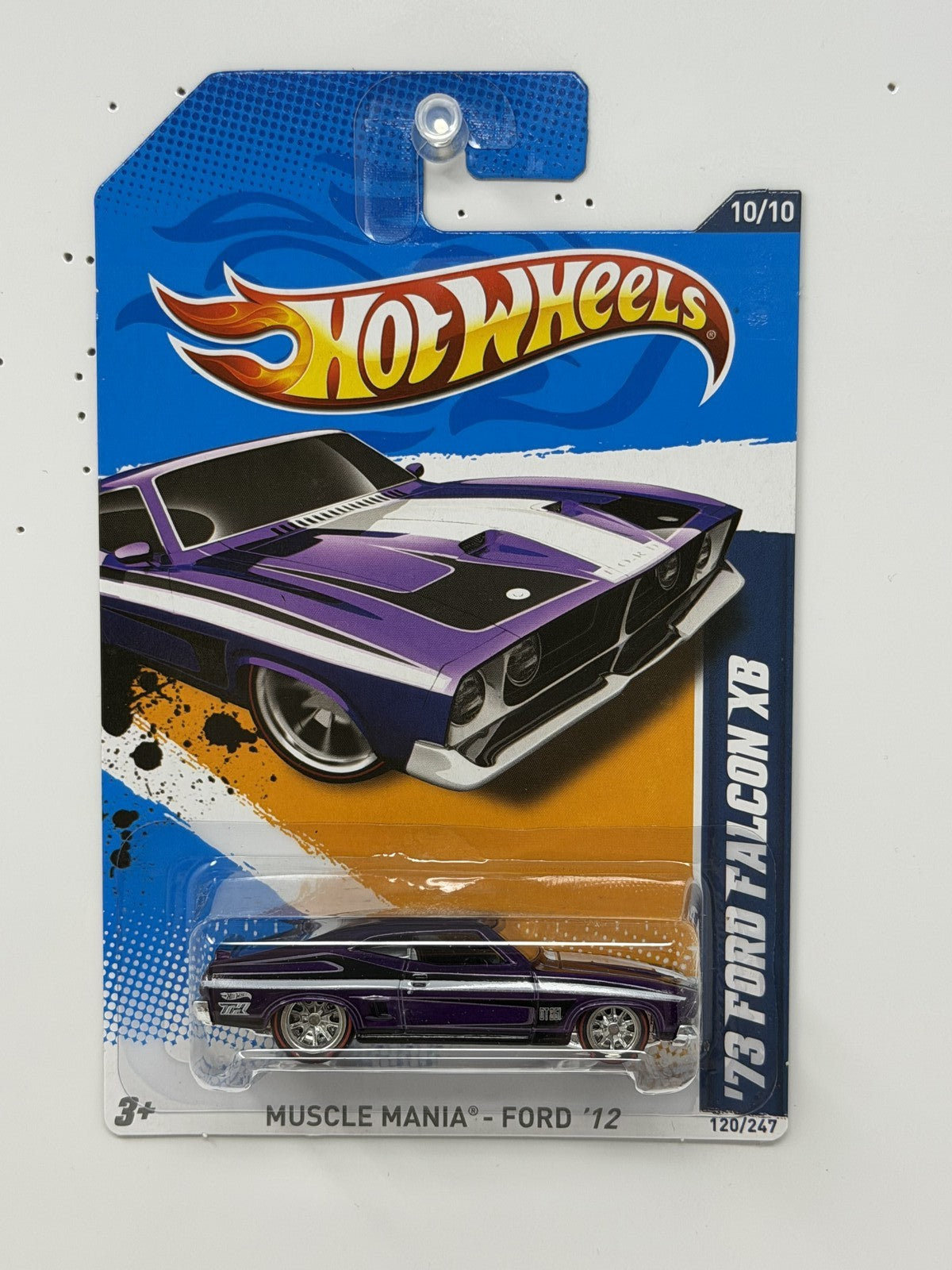 Hot Wheels Super Treasure Hunt 1973 Ford Falcon XB Muscle Mania 1:64 Diecast STH