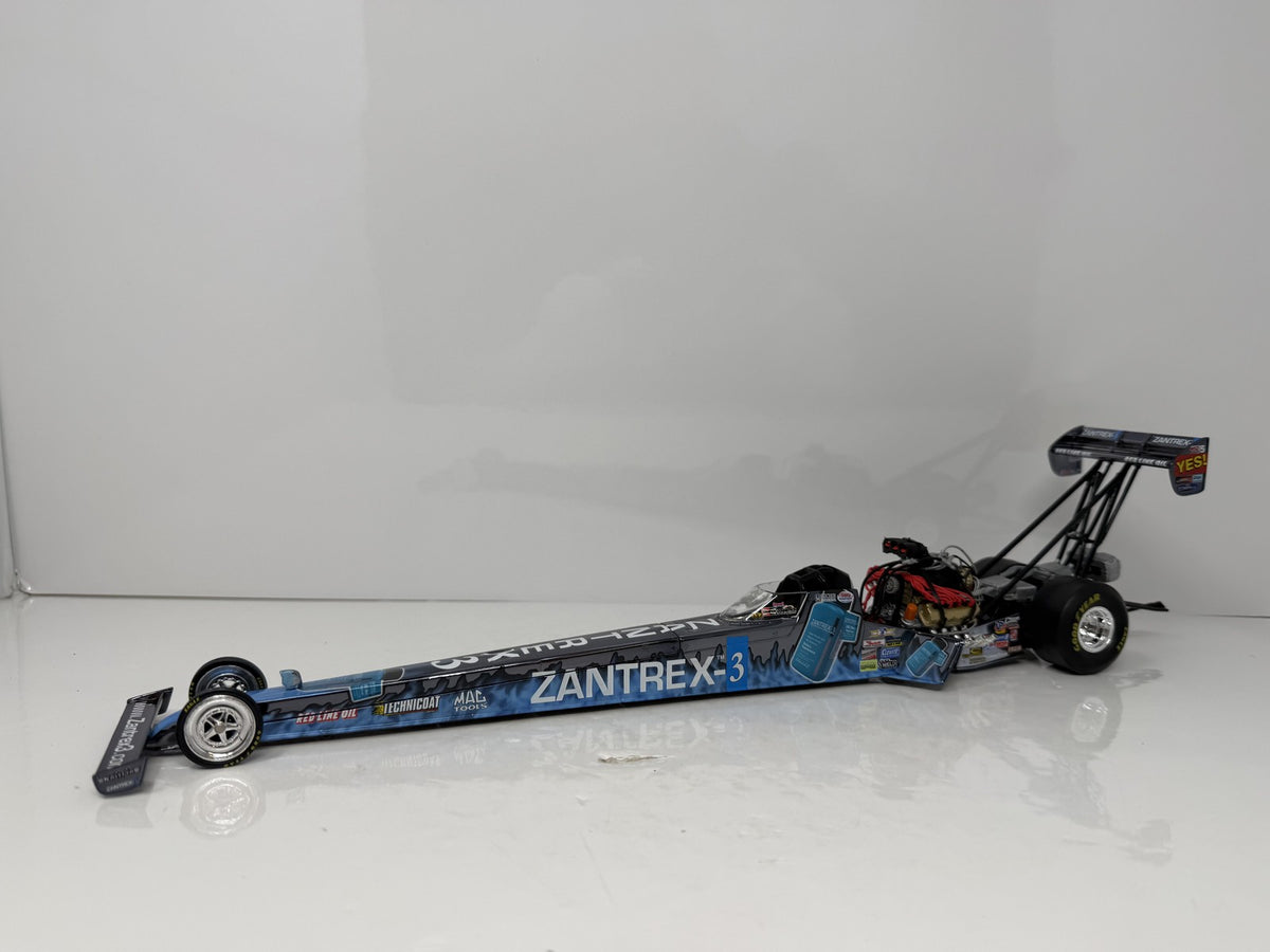 Action NHRA 2005 Dave Grubnic Zantrex-3 Top Fuel Dragster 1:24 Diecast Blue Black RCCA Color Chrome 1 of 120