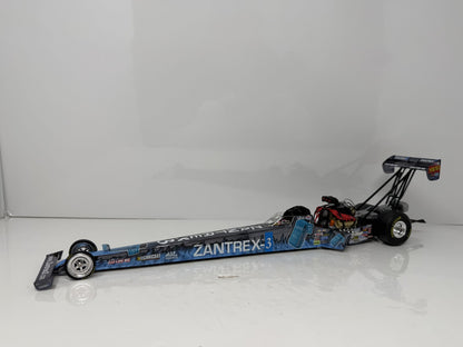 Action NHRA 2005 Dave Grubnic Zantrex-3 Top Fuel Dragster 1:24 Diecast Blue Black RCCA Color Chrome 1 of 120
