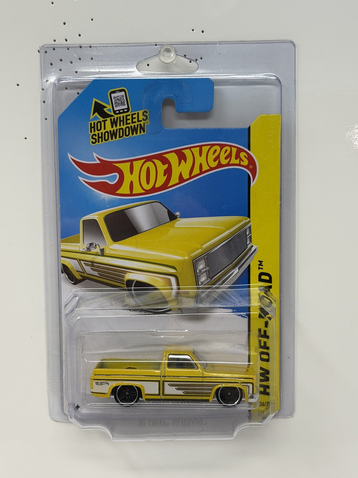 Hot Wheels HW Off-Road 1983 Chevy Silverado 1:64 Diecast Yellow