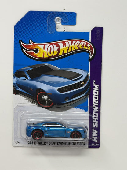 Hot Wheels HW Showroom 2013 Hot Wheels Chevy Camaro 1:64 Diecast Blue