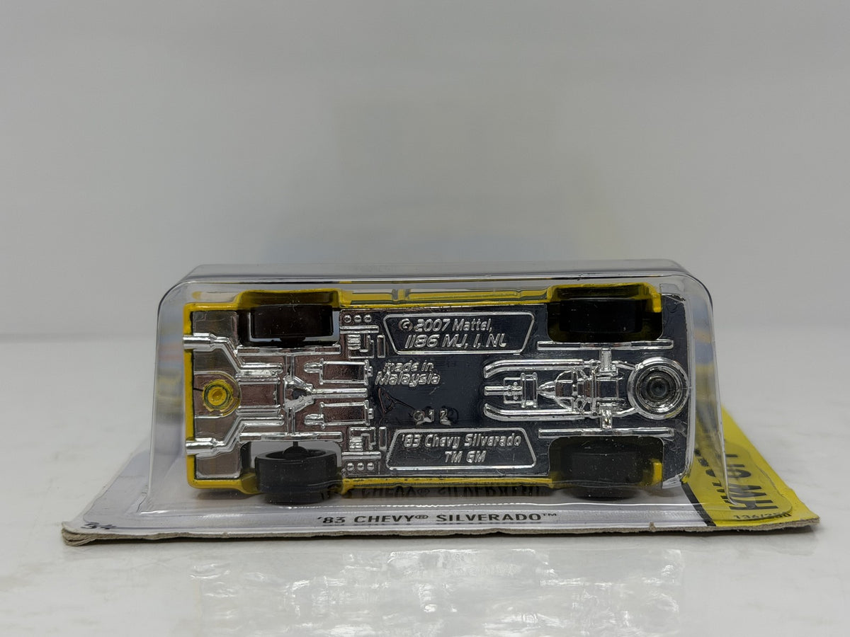 Hot Wheels HW Off-Road 1983 Chevy Silverado 1:64 Diecast Yellow V2