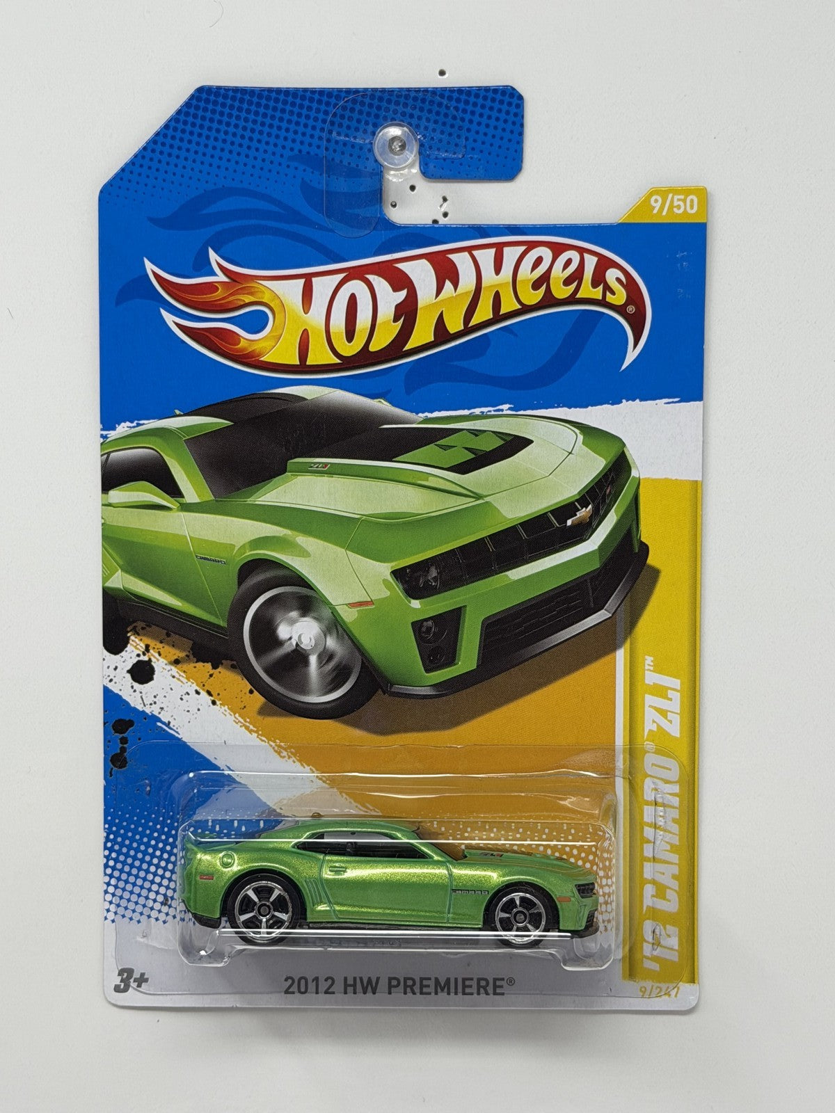 Hot Wheels HW Premiere 2012 Chevrolet Camaro ZL1 1:64 Diecast Green