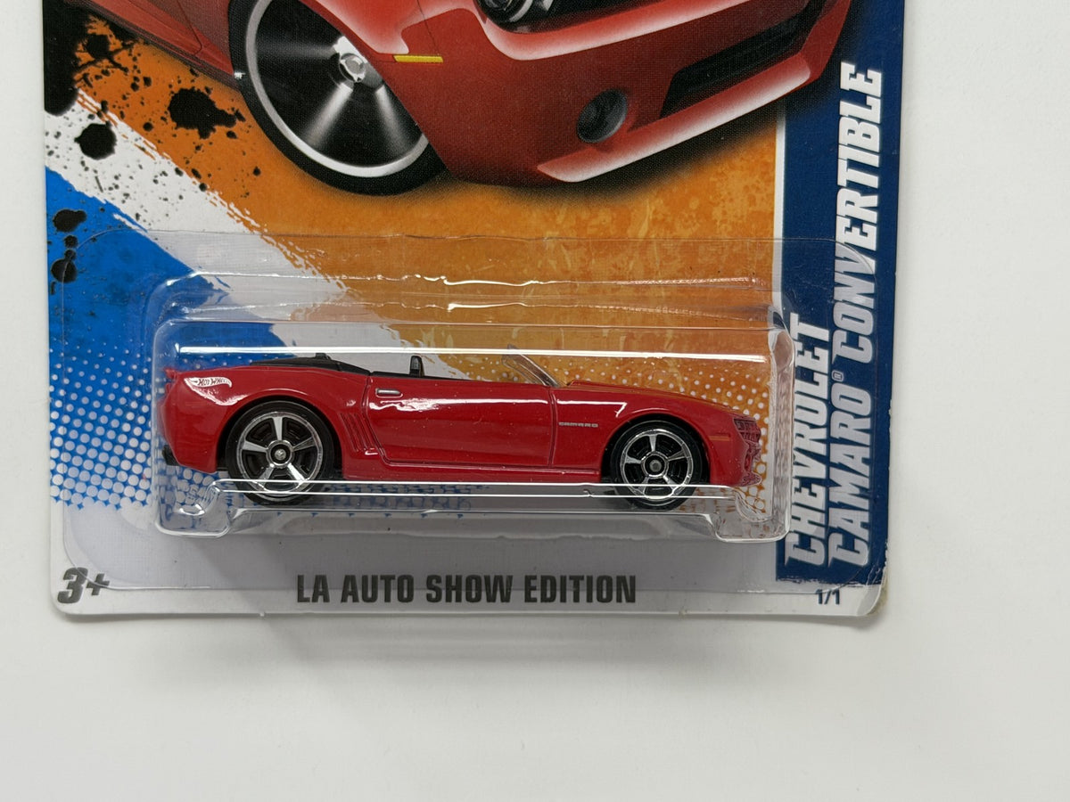 Hot Wheels LA Auto Show Chevrolet Camaro Convertible 1:64 Diecast Red