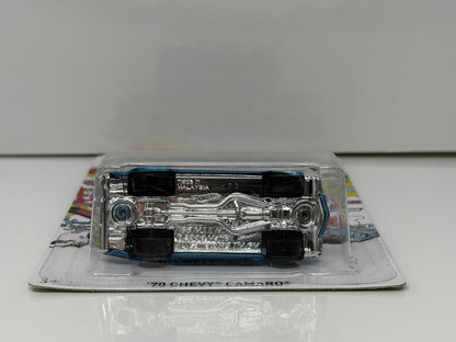 Hot Wheels All Hustle No Disco 1970 Chevrolet Camaro 1:64 Diecast Blue