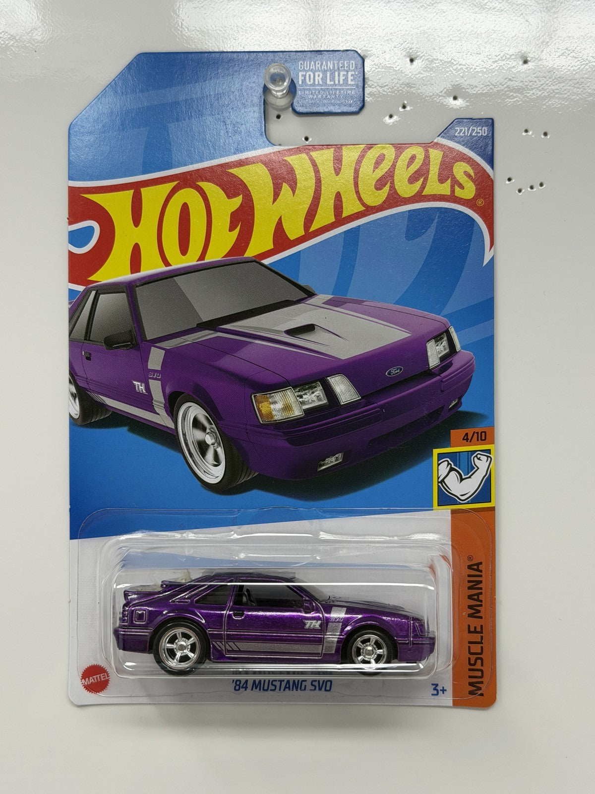 Hot Wheels Super Treasure Hunt 1984 Mustang SVO 1:64 Diecast STH Purple ERROR