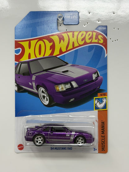 Hot Wheels Super Treasure Hunt 1984 Mustang SVO 1:64 Diecast STH Purple ERROR