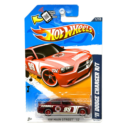 Hot Wheels Super Treasure Hunt 2011 Dodge Charger R/T 1:64 Diecast Red STH