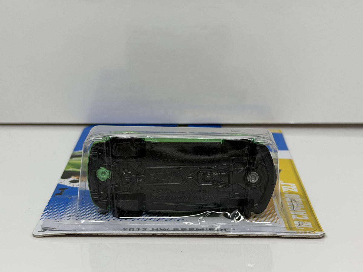 Hot Wheels HW Premiere 2012 Chevrolet Camaro ZL1 1:64 Diecast Green