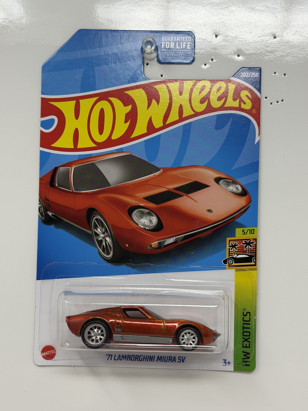 Hot Wheels Super Treasure Hunt 1971 Lamborghini Miura SV 1:64 Diecast STH