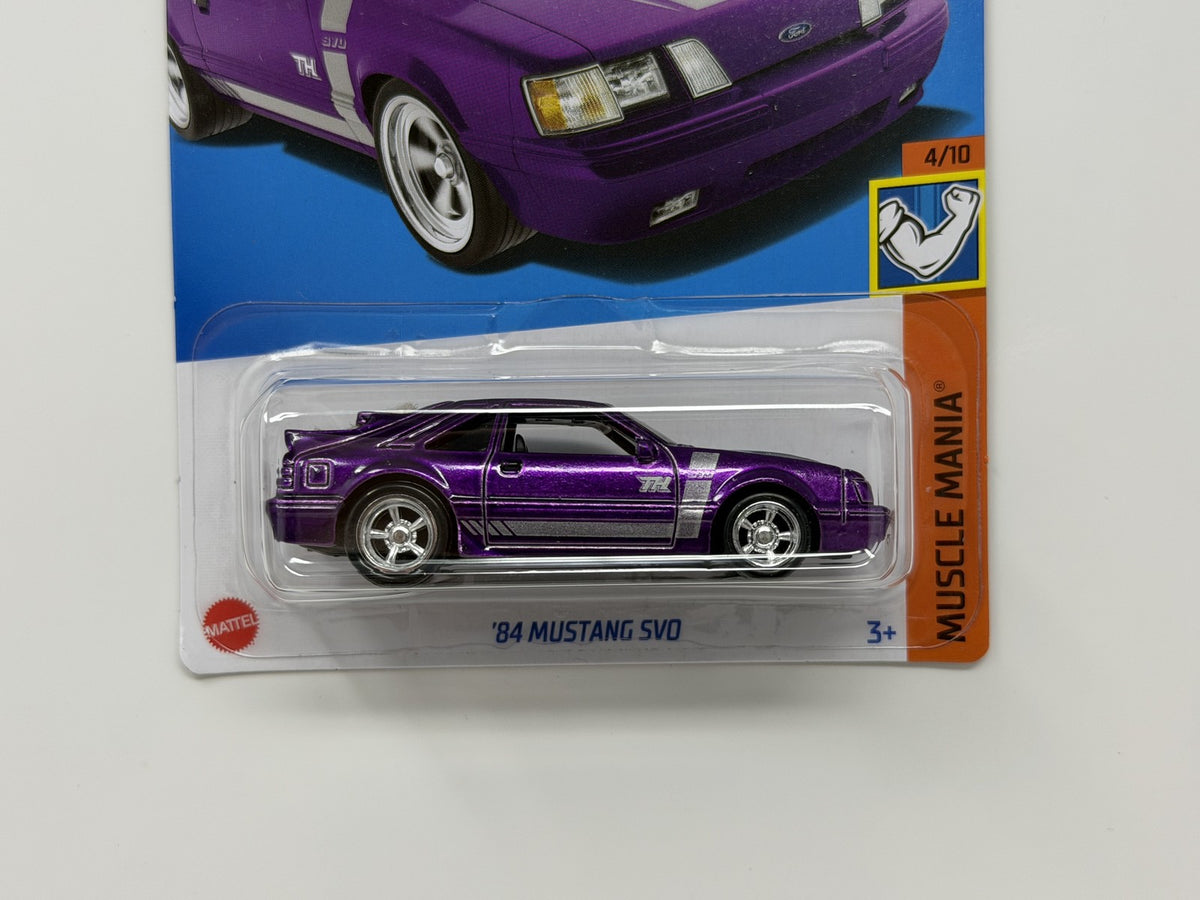 Hot Wheels Super Treasure Hunt 1984 Mustang SVO 1:64 Diecast STH Purple ERROR