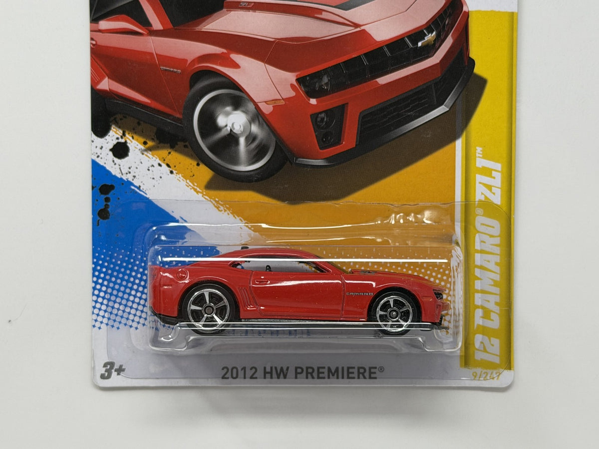Hot Wheels HW Premiere 2012 Chevrolet Camaro ZL1 1:64 Diecast Red V2