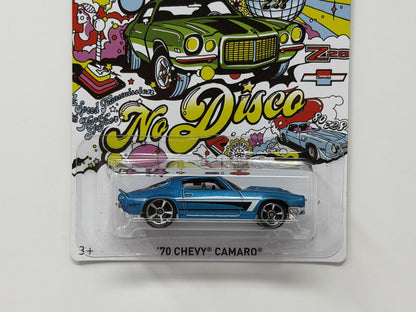 Hot Wheels All Hustle No Disco 1970 Chevrolet Camaro 1:64 Diecast Blue