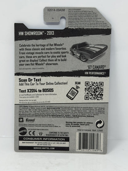 Hot Wheels Super Treasure Hunt 1967 Camaro HW Showroom 1:64 Diecast STH