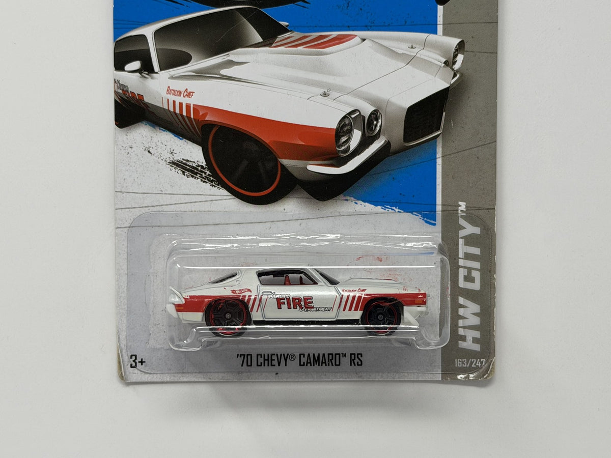 Hot Wheels HW City 1970 Chevrolet Camaro RS 1:64 Diecast White