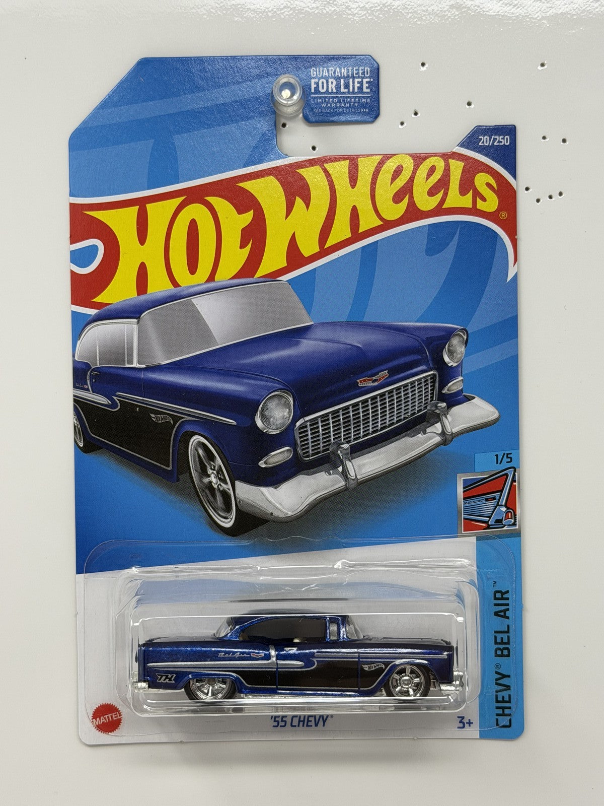 Hot Wheels Super Treasure Hunt 1955 Chevrolet Bel Air 1:64 Diecast STH