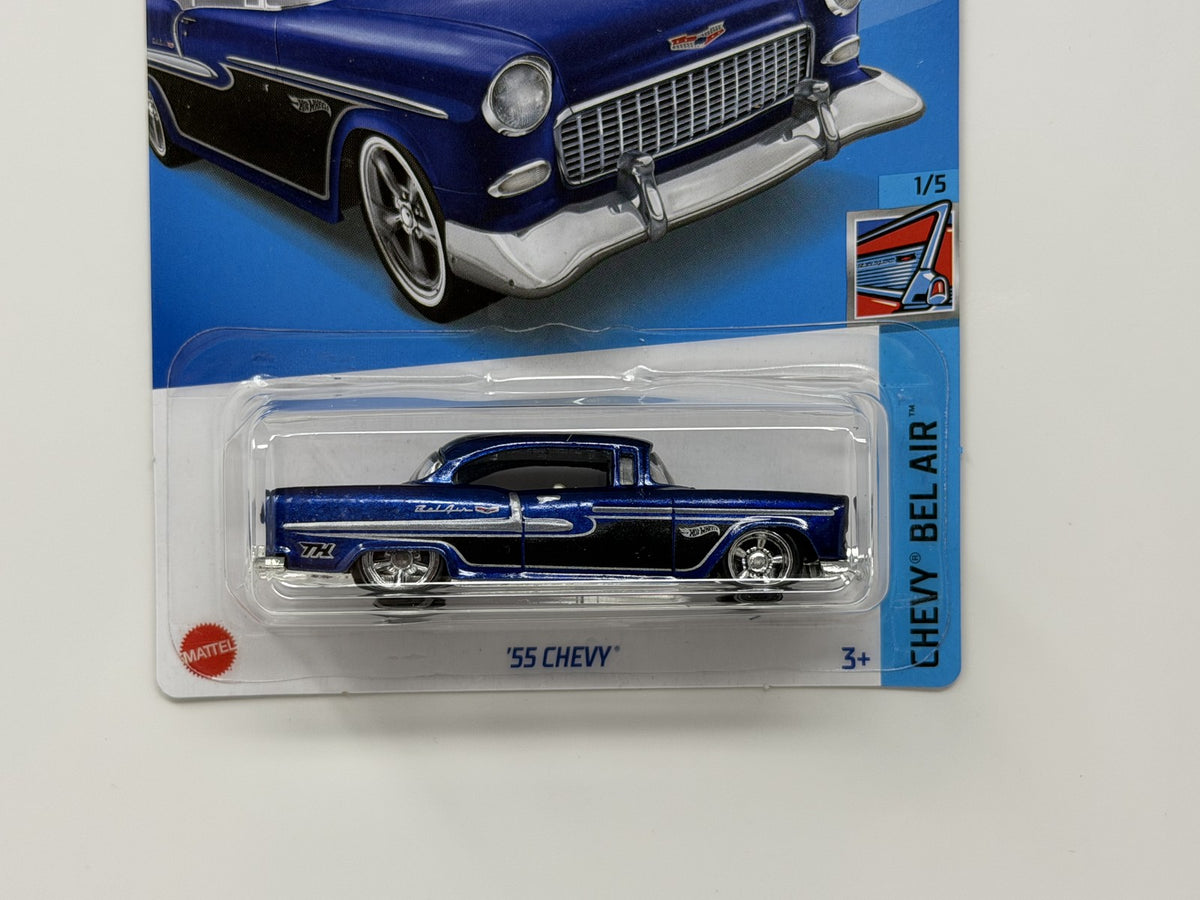 Hot Wheels Super Treasure Hunt 1955 Chevrolet Bel Air 1:64 Diecast STH