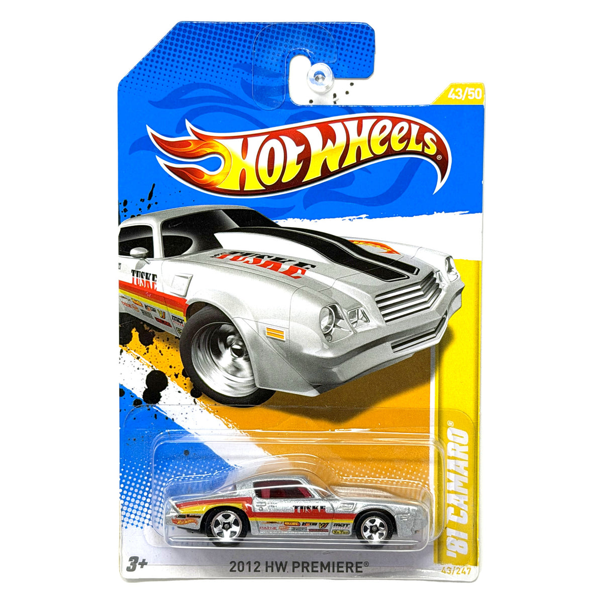 Hot Wheels 2012 HW Premiere 1981 Chevrolet Camaro 1:64 Diecast Silver