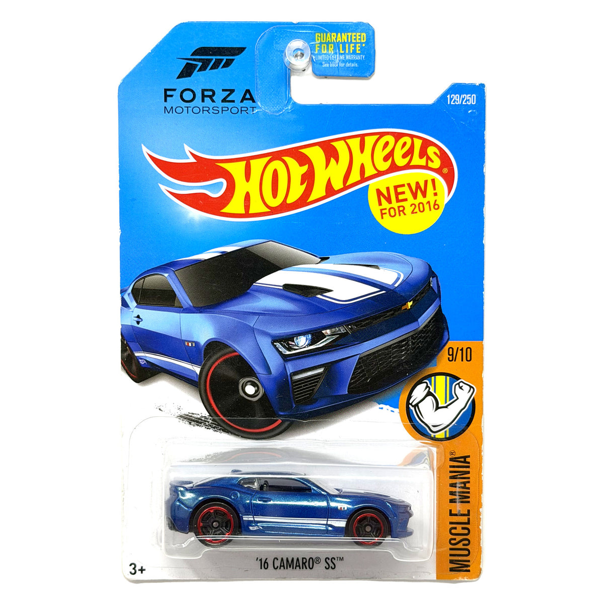 Hot Wheels Muscle Mania Forza 2016 Camaro SS 1:64 Diecast Blue