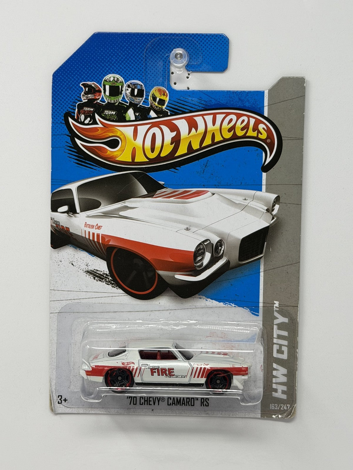 Hot Wheels HW City 1970 Chevrolet Camaro RS 1:64 Diecast White