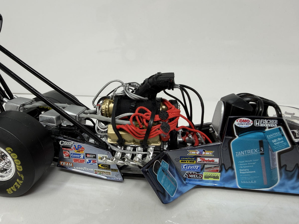 Action NHRA 2005 Dave Grubnic Zantrex-3 Top Fuel Dragster 1:24 Diecast Blue Black RCCA Color Chrome 1 of 120