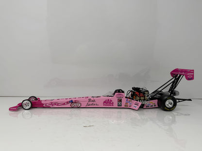 Action NHRA 2003 Shirley Muldowney Mac Tools Grease 25th Anniversary Action Racing Collectables Top Fuel Dragster 1:24 Diecast Pink