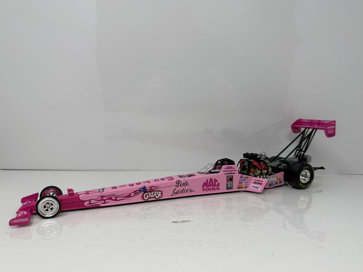 Action NHRA 2003 Shirley Muldowney Mac Tools Grease 25th Anniversary Action Racing Collectables Top Fuel Dragster 1:24 Diecast Pink