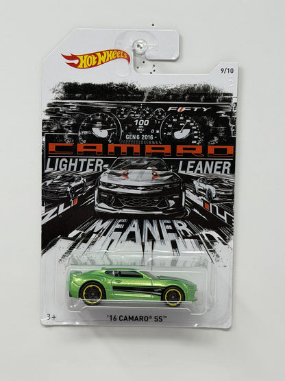 Hot Wheels Lighter Leaner Meaner 2016 Camaro SS 1:64 Diecast Green