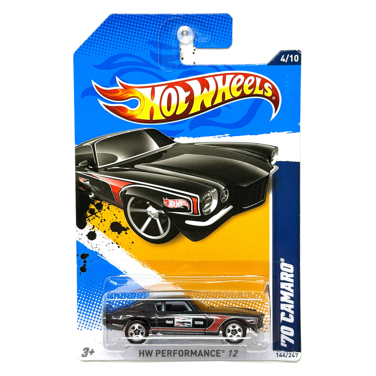 Hot Wheels HW Performance 1970 Chevrolet Camaro 1:64 Diecast Black