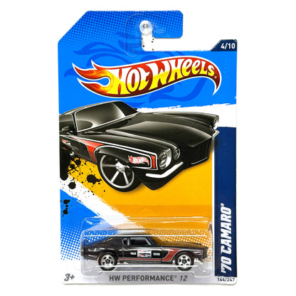 Hot Wheels HW Performance 1970 Chevrolet Camaro 1:64 Diecast Black