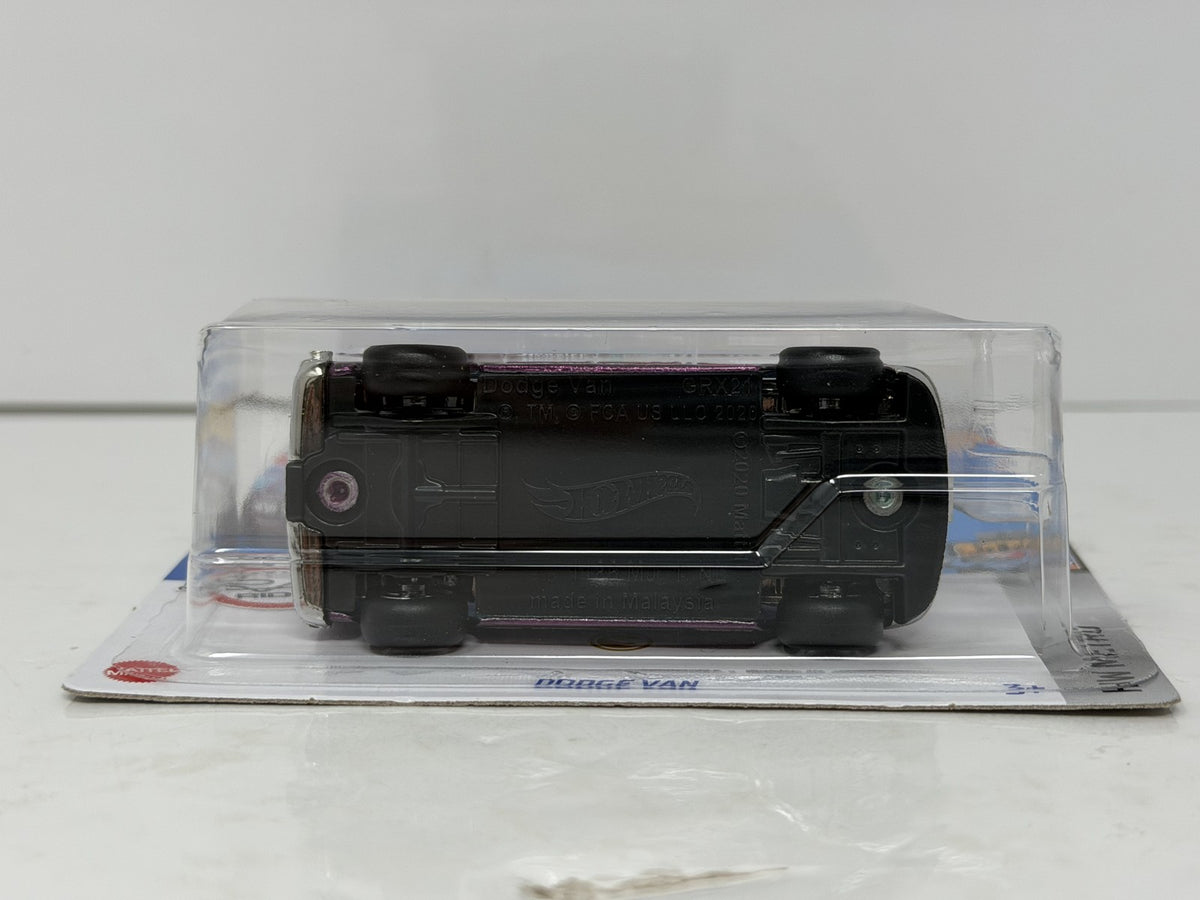 Hot Wheels Super Treasure Hunt Dodge Van HW Metro 1:64 Diecast Purple STH