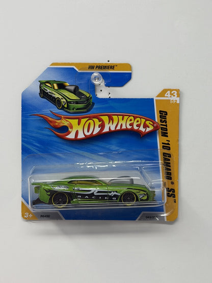 Hot Wheels HW Premiere Custom 2010 Chevrolet Camaro SS 1:64 Diecast Short Card