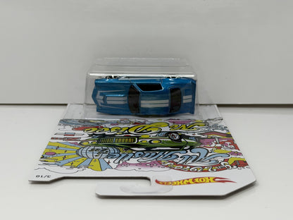 Hot Wheels All Hustle No Disco 1970 Chevrolet Camaro 1:64 Diecast Blue
