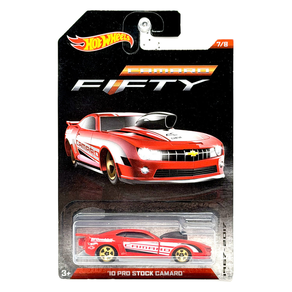 Hot Wheels Camaro Fifty 2010 Chevrolet Pro Stock Camaro 1:64 Diecast Red