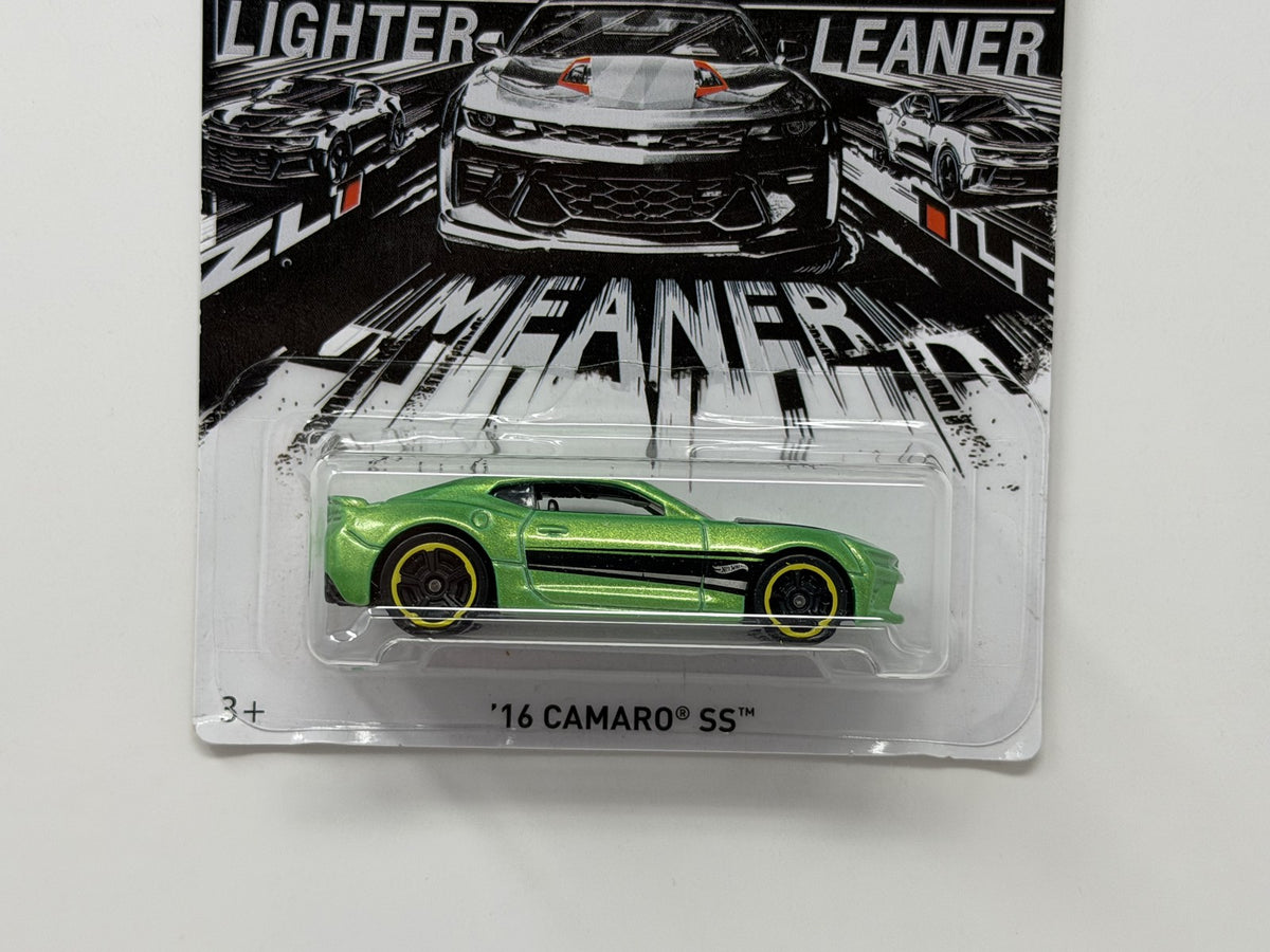 Hot Wheels Lighter Leaner Meaner 2016 Camaro SS 1:64 Diecast Green