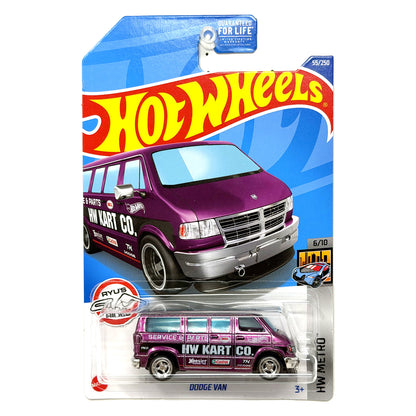 Hot Wheels Super Treasure Hunt Dodge Van HW Metro 1:64 Diecast Purple STH