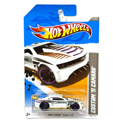 Hot Wheels HW Code Cars 2012 Custom 2011 Camaro 1:64 Diecast White