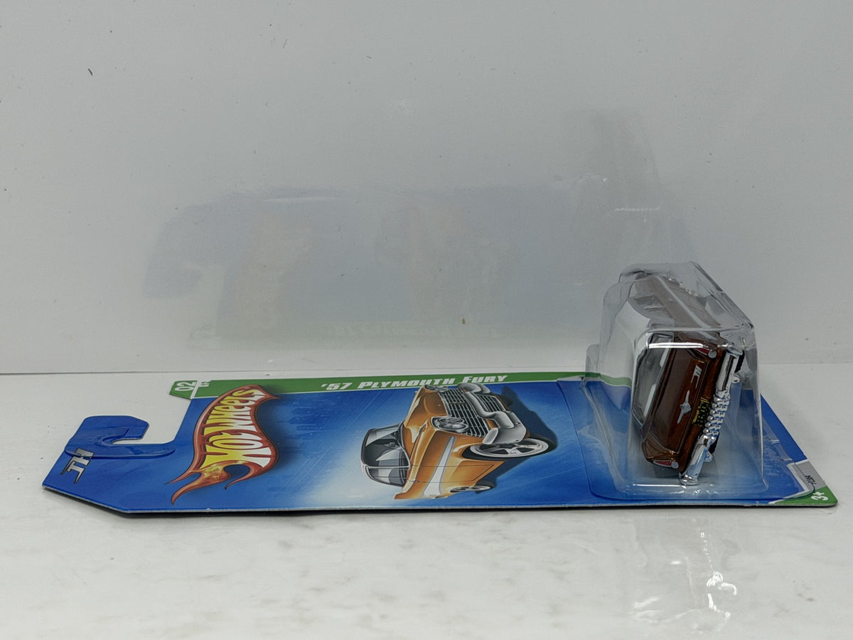 Hot Wheels Super Treasure Hunt 1957 Plymouth Fury 1:64 Diecast Brown STH