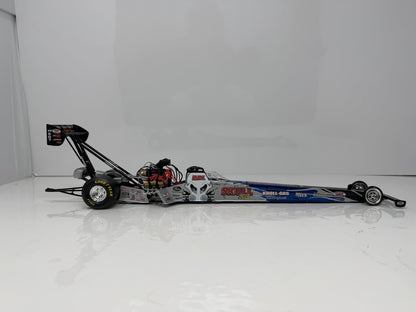 Action NHRA 2006 Melanie Troxel Skull Gear RCCA Color Chrome Top Fuel Dragster 1:24 Diecast Silver Blue Black 1 of 240