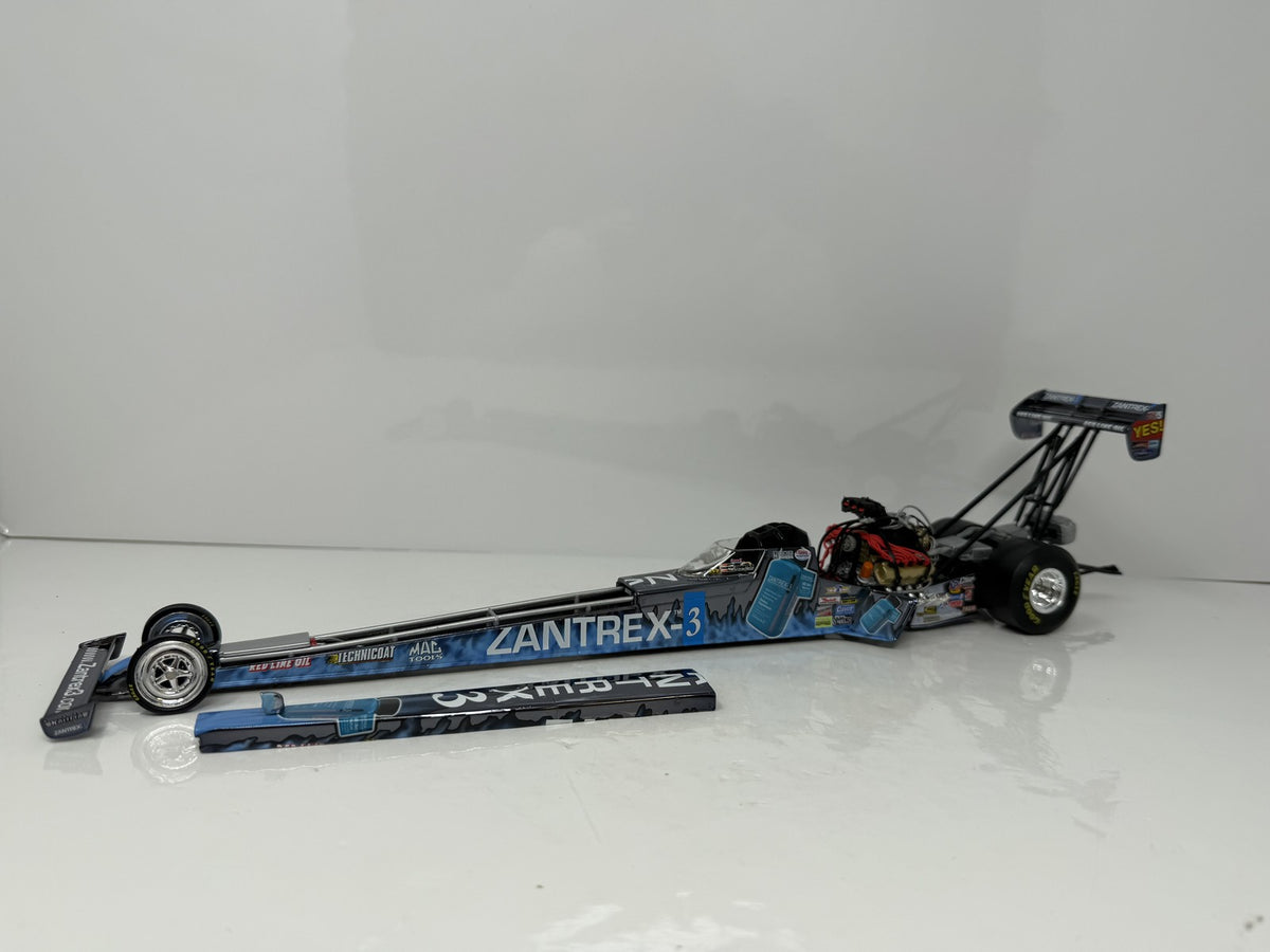 Action NHRA 2005 Dave Grubnic Zantrex-3 Top Fuel Dragster 1:24 Diecast Blue Black RCCA Color Chrome 1 of 120