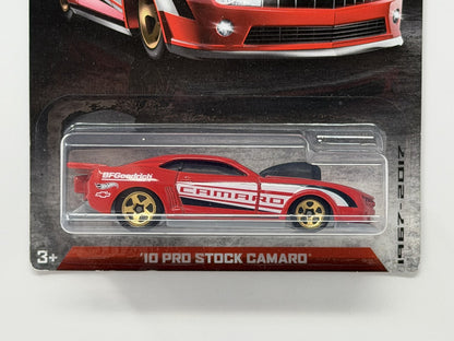 Hot Wheels Camaro Fifty 2010 Chevrolet Pro Stock Camaro 1:64 Diecast Red
