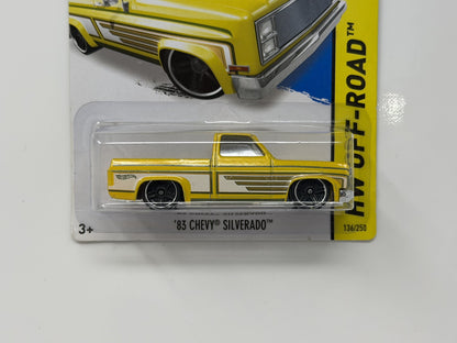 Hot Wheels HW Off-Road 1983 Chevy Silverado 1:64 Diecast Yellow V2